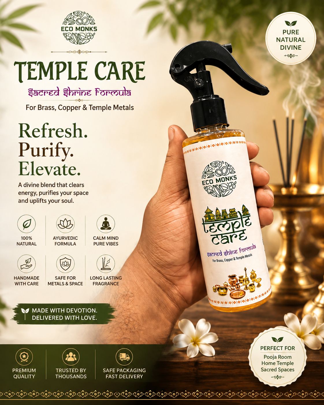 Temple Care Brass Cleaner